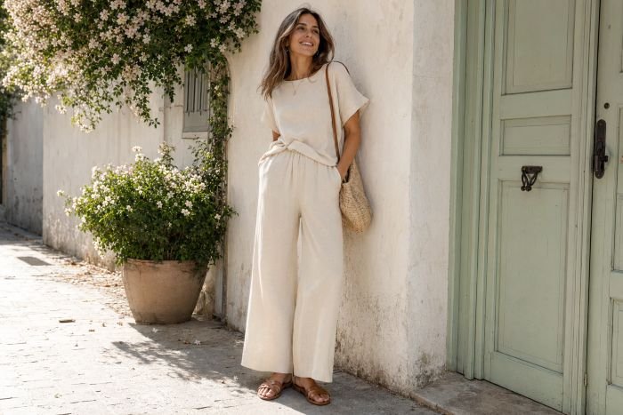 linen outfit first date