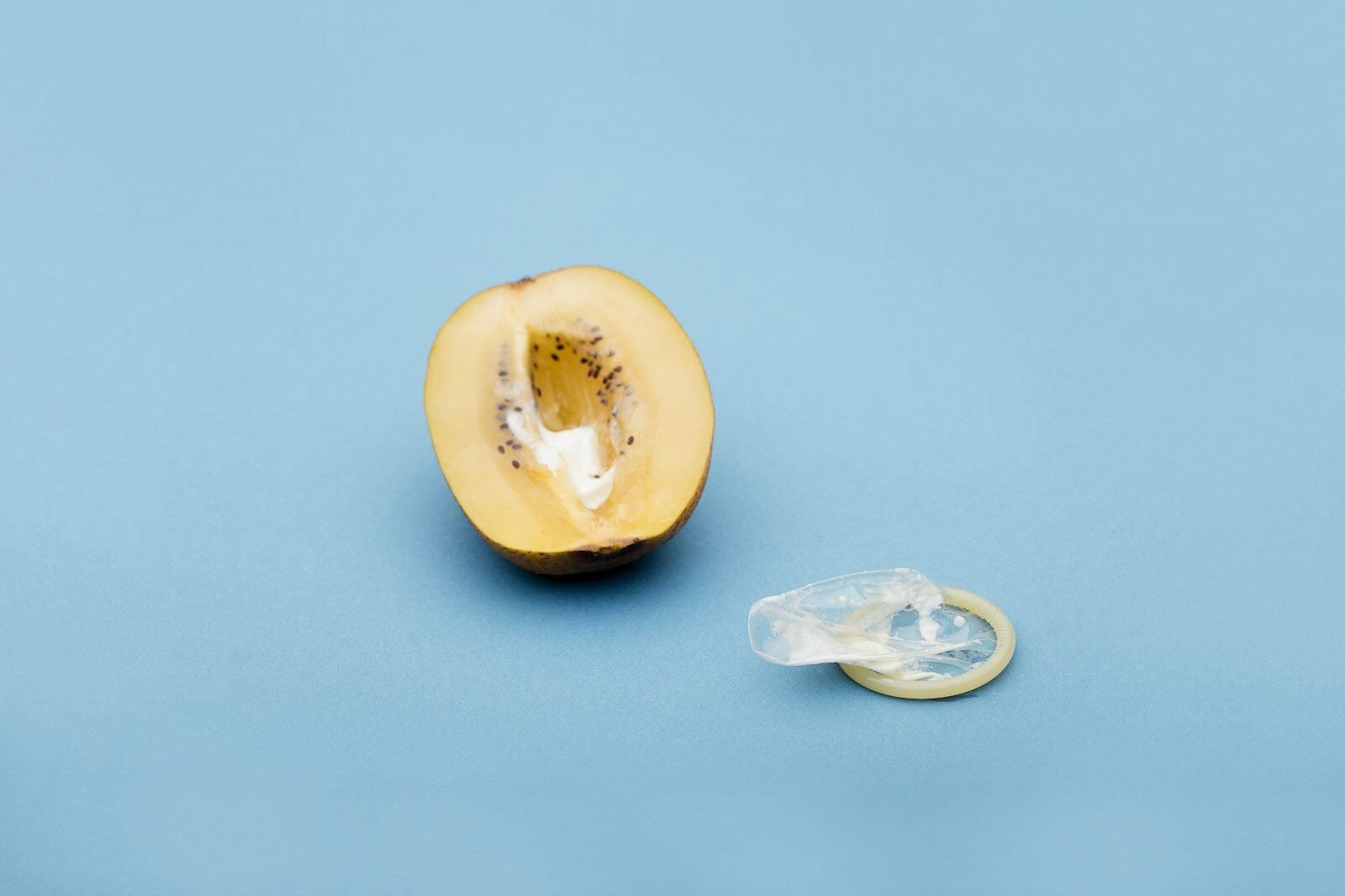 sliced yellow fruit on white surface