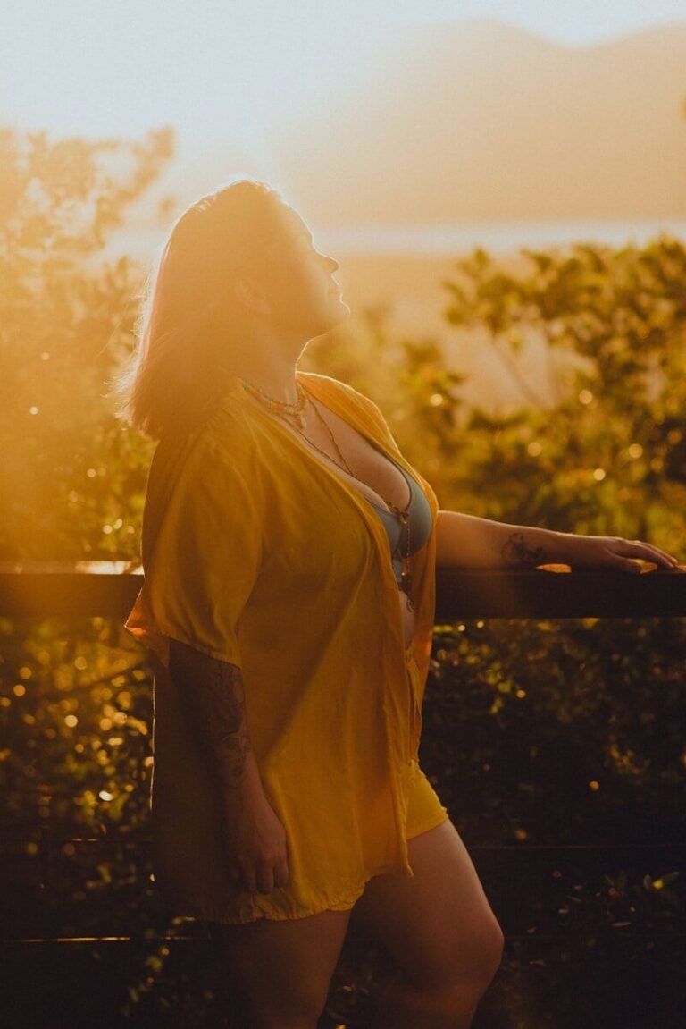 a person standing outside